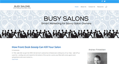 Desktop Screenshot of busysalons.com